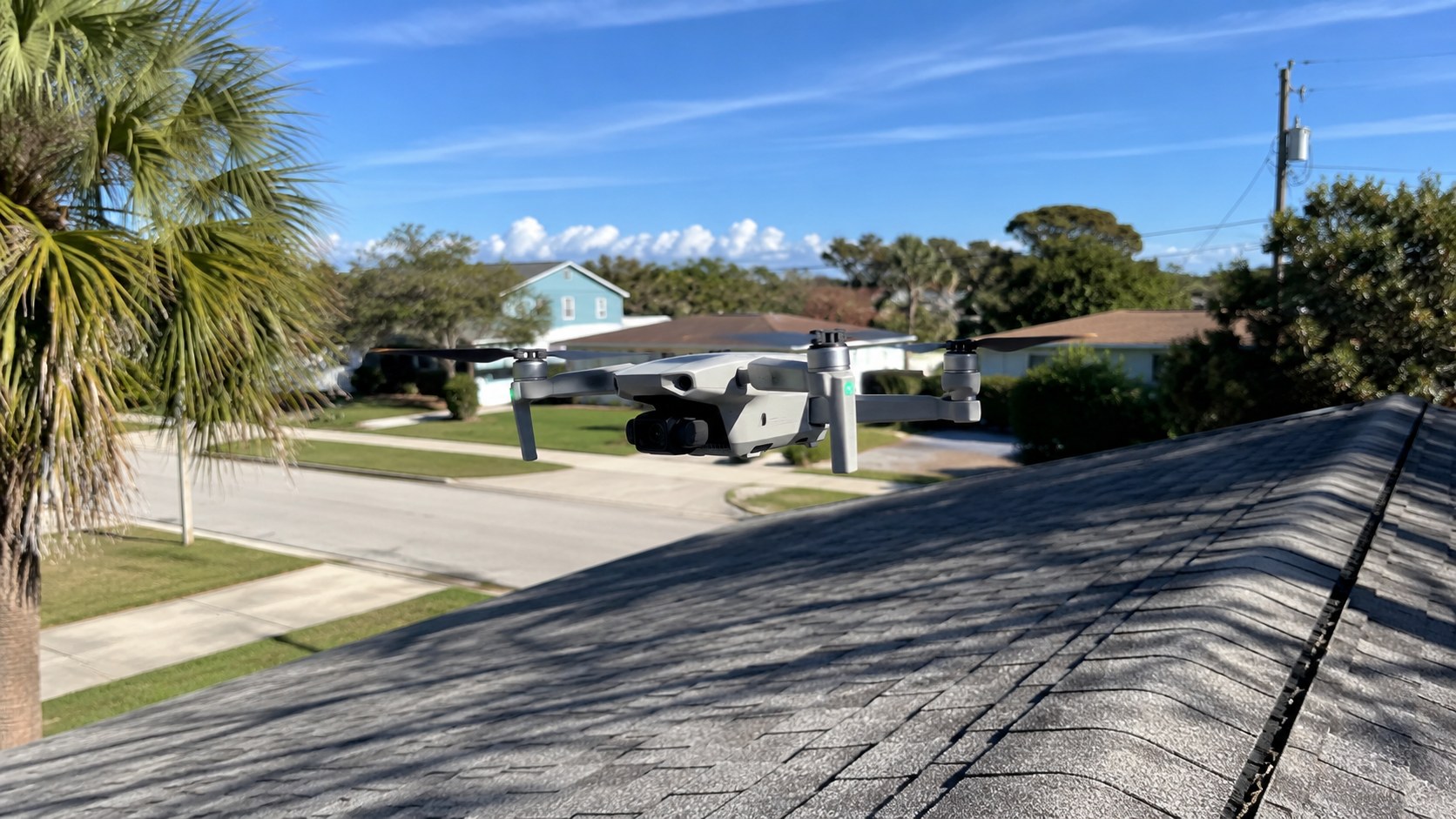 Drone roof inspection
